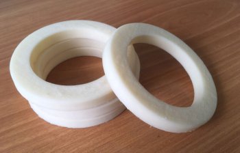 549 р. Пластиковое центровочное кольцо AutoTC (комплект 4 шт.) 75.1 x 106.1  Haval H9  1 (2017-2024). Увеличить фотографию 3