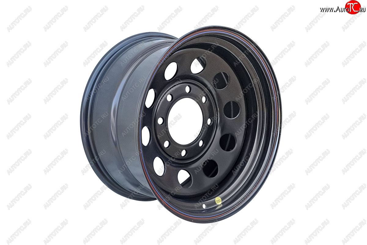 5 499 р. Штампованый диск OFF-ROAD Wheels (стальной усиленный, круг - черный). 9.0 x 17  