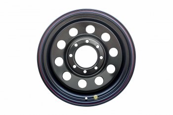 5 499 р. Штампованый диск OFF-ROAD Wheels (стальной усиленный, круг - черный). 9.0 x 17  . Увеличить фотографию 2