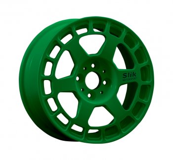15 499 р. Кованый диск Slik Classic Sport L-151S 5.5x15   (Candy изумрудно-зеленый (Candy Green)). Увеличить фотографию 1