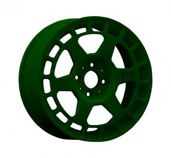15 499 р. Кованый диск Slik Classic Sport L-151S 5.5x15   (Зеленый (GREEEN)). Увеличить фотографию 1