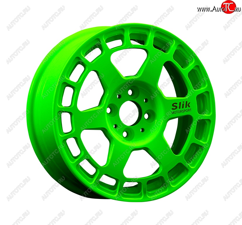 15 499 р. Кованый диск Slik Classic Sport L-151S 5.5x15   (RAL 6038 ярко-зеленый (6038))