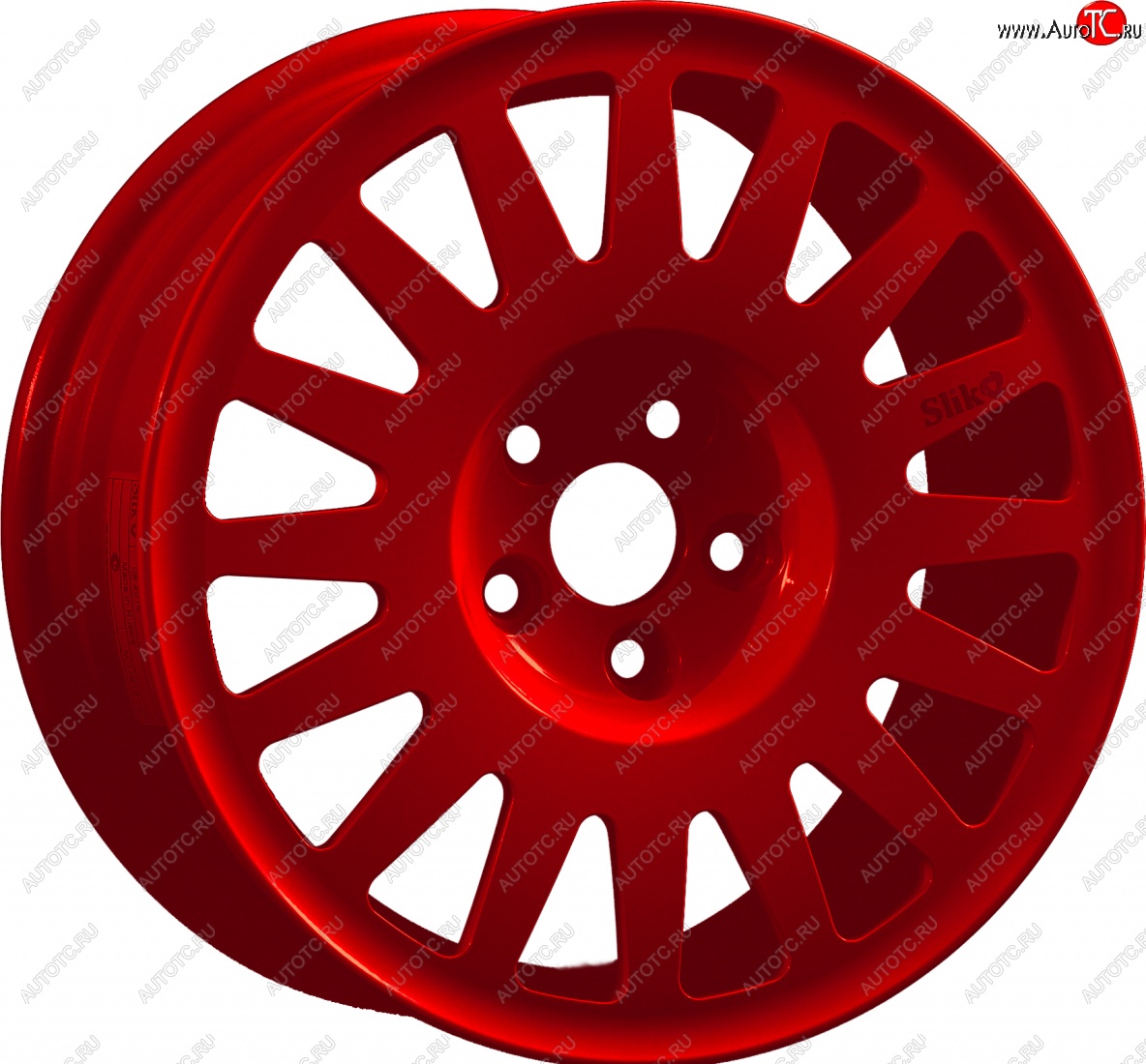 15 599 р. Кованый диск Slik Classic Sport L-1823S 6.5x15   (Красный (RED))