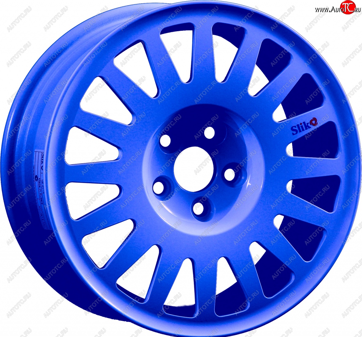 15 599 р. Кованый диск Slik Classic Sport L-1823S 6.5x15   (Синий (BLUE))