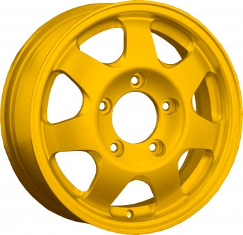 18 999 р. Кованый диск Slik Classic Sport L-25 5.5x16   (Ярко желтый RAL1021 (YELLOW)). Увеличить фотографию 1
