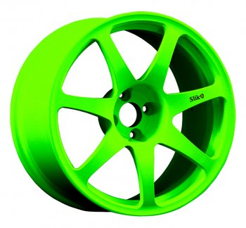 36 799 р. Кованый диск Slik Classic Sport L-751S 9.0x17   (RAL 6038 ярко-зеленый (6038)). Увеличить фотографию 1