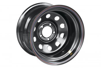 5 599 р. Штампованый диск OFF-ROAD Wheels (усиленный, круг) 10.0x15   (Цвет: черный). Увеличить фотографию 2