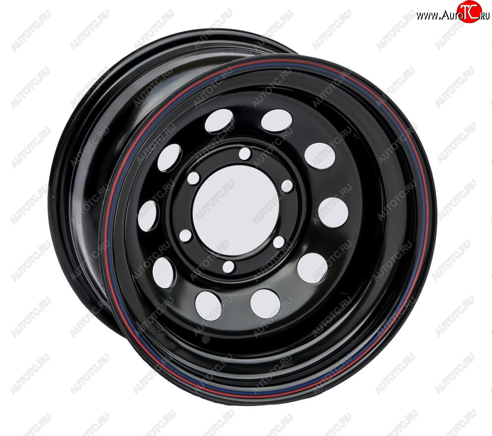 5 999 р. Штампованый диск OFF-ROAD Wheels (стальной усиленный, круг - черный). 8.0 x 17 Chevrolet Lanos T100 седан (2002-2017) 4x100.0xDIA110.0xET0.0 