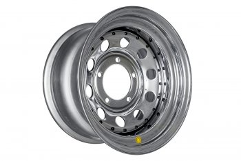 7 949 р. Штампованый диск OFF-ROAD Wheels (стальной усиленный, круг - хромированый). 8.0 x 16  . Увеличить фотографию 1