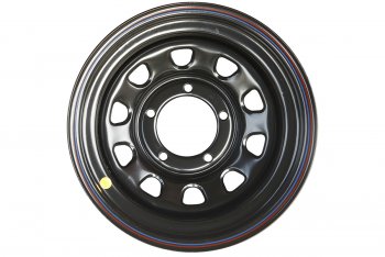 Штампованый диск OFF-ROAD Wheels (стальной усиленный, черный). 8.0 x 15 Ford Bronco U15 пикап (1991-1996) 5x139.7xDIA110.0xET10.0