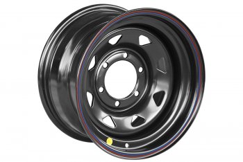 Штампованый диск OFF-ROAD Wheels (стальной усиленный, треугольник мелкий - черный). 8.0 x 15 Hyundai Galloper 3 дв. (1998-2003) 6x139.7xDIA110.0xET0.0