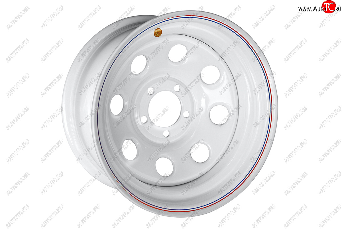 4 799 р. Штампованый диск OFF-ROAD Wheels (усиленный, круг) 8.0x16   (Цвет: белый)