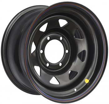 Штампованый диск OFF-ROAD Wheels (стальной усиленный, треугольник мелкий - черный). 8.0 x 16 Hyundai Galloper 3 дв. (1991-1997) 6x139.7xDIA110.0xET0.0