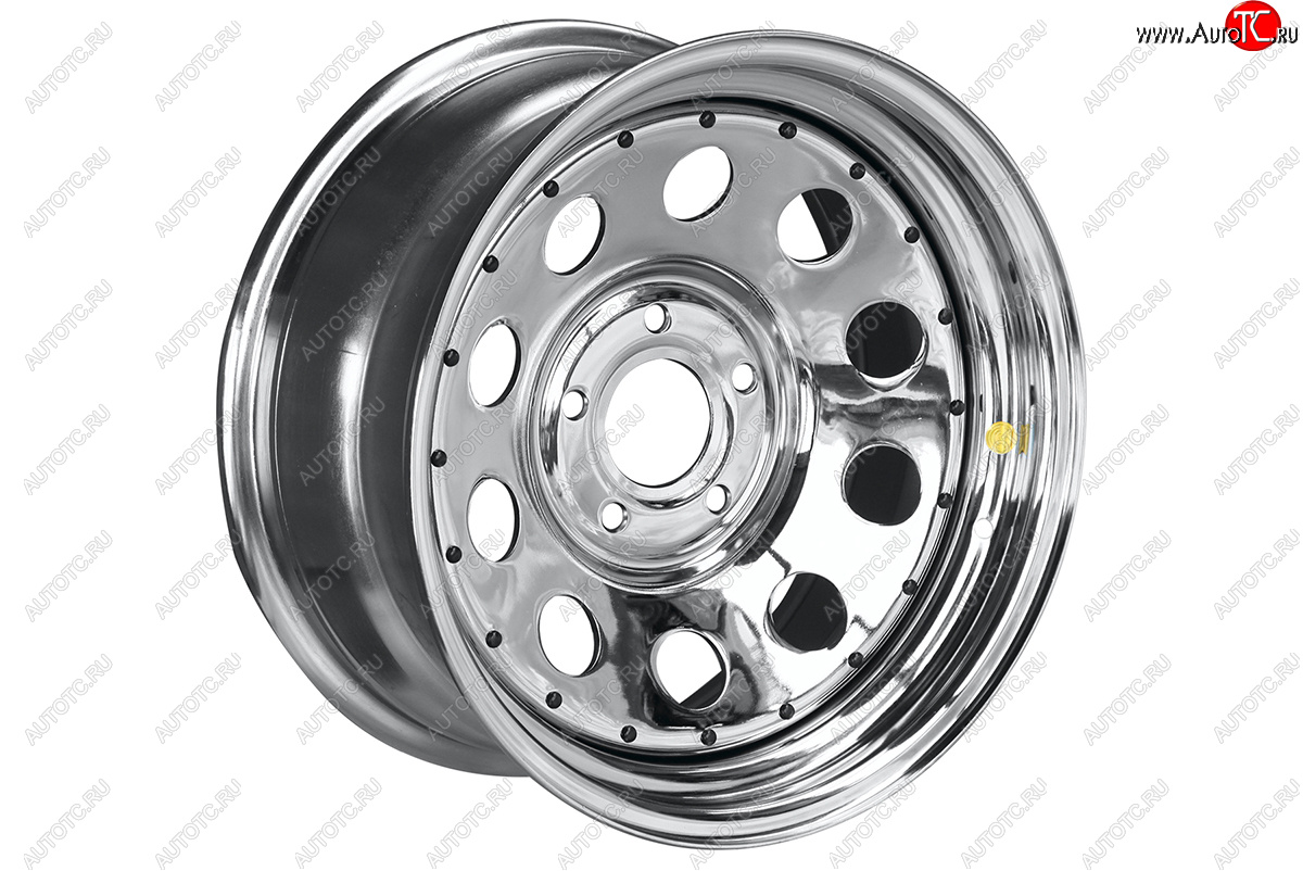 9 999 р. Штампованый диск OFF-ROAD Wheels (усиленный, круг) 8.0x17   (Цвет: хром)