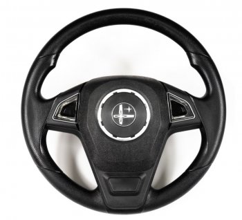 Рулевое колесо ВАЗ (Лада) Ока 1111 (1988-2008) Барс Премиум (Ø360). (Цвет: черный)Цена: 1 949 р.. Увеличить фотографию 1