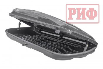 Багажник на крышу KIA Sorento (UM/Prime) 3 поколение дорестайлинг (2014-2018) РИФ ❞Курорт❝ (520 л, двусторонний). (Черный глянец)Цена: 22 899 р.. Увеличить фотографию 6