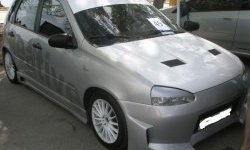 7 399 р. Передний бампер DK Лада Калина 1118 седан (2004-2013) (Неокрашенный). Увеличить фотографию 1