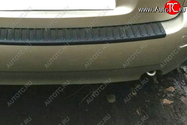 499 р. Защитная накладка заднего бампера Тюн-Авто  Лада Калина  1118 седан (2004-2013)