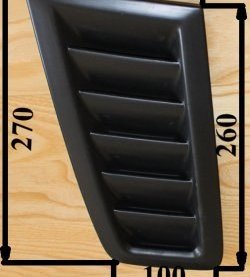 Комплект жабер на капот KIA Sorento (UM/Prime) 3 поколение дорестайлинг (2014-2018) RS (под окраску). (Неокрашенные)Цена: 2 499 р.. Увеличить фотографию 11