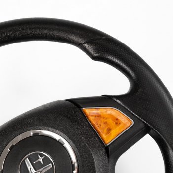 2 689 р. Рулевое колесо Барс Премиум (Ø360 мм) Лада нива 4х4 2329 пикап (1995-2019) (Дерево). Увеличить фотографию 4