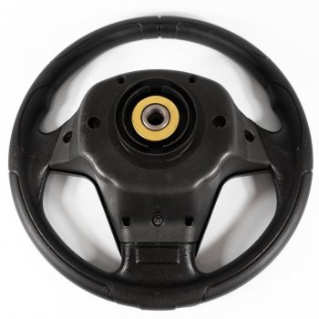 2 559 р. Рулевое колесо Кельт Премиум (Ø380 мм, под знак LADA) Лада 2104 (1984-2012) (Черный). Увеличить фотографию 5