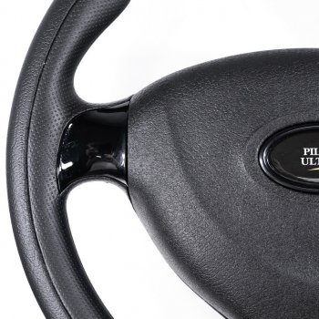 2 349 р. Рулевое колесо Pilot Ultra (Ø355 мм)  Лада 2101 - 2107 (Черный). Увеличить фотографию 3