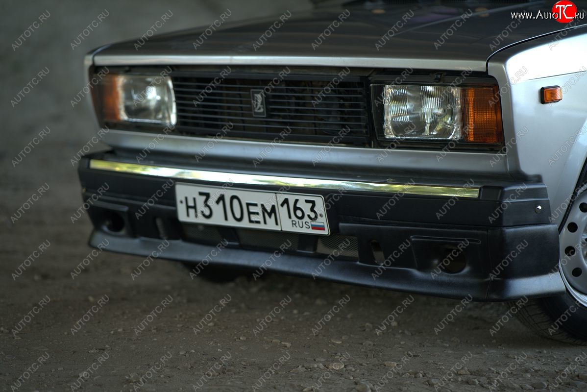 Накладка на передний бампер Autodemic ВАЗ (Лада) 2104 (1984-2012)  (Текстурная поверхность) 2000000471242 21040114058866 21040114058866. Подробнее