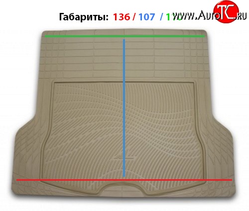 Универсальный коврик в багажник Element-Autofamily (полиуретан) ВАЗ (Лада) 2104 (1984-2012)  (бежевый) lgt7800b1ub lgt7800b1u|lgt7800b1ub lgt7800b1u|lgt7800b1ub. Подробнее