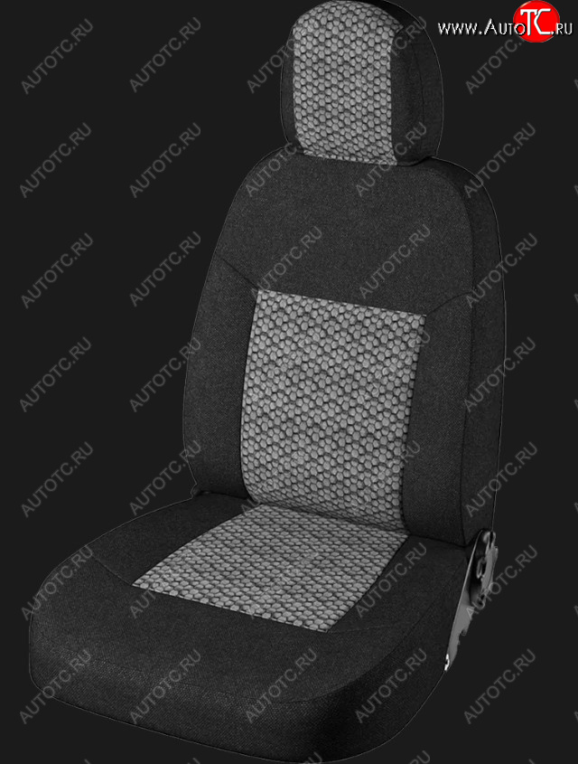 2 199 р. Чехлы для сидений Lord Autofashion Стандарт Плюс (жаккард)  Лада 2108 - 2115 (Черный, вставка Соты)