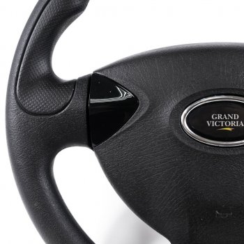 3 299 р. Рулевое колесо Grand Victoria (Ø360 мм) Лада 2115 (1997-2012) (Черный). Увеличить фотографию 3