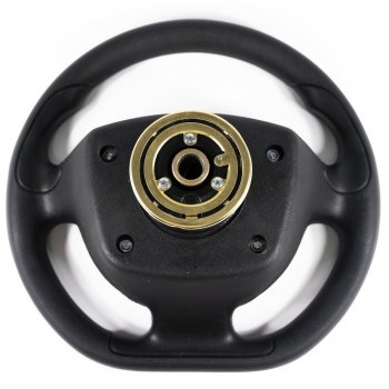 3 299 р. Рулевое колесо Grand Victoria (Ø360 мм) Лада 2113 (2004-2013) (Черный). Увеличить фотографию 4