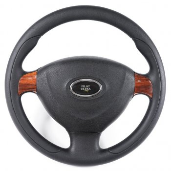 3 299 р. Рулевое колесо Pilot Ultra (Ø355 мм) Лада 2115 (1997-2012) (Дерево). Увеличить фотографию 1