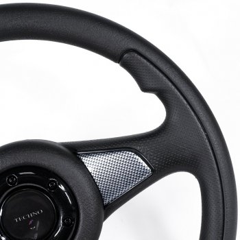3 299 р. Рулевое колесо Sport Extrim Delux (Ø360 мм)  Лада 2108 - Надежда  2120 (Карбон). Увеличить фотографию 3