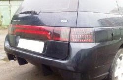 4 649 р. Задний бампер RS Лада 2111 универсал (1998-2009) (Неокрашенный). Увеличить фотографию 9