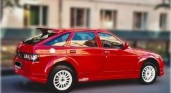 6 999 р. Задний бампер WRC Evo Лада 2112 хэтчбек (1999-2008) (Неокрашенный). Увеличить фотографию 1