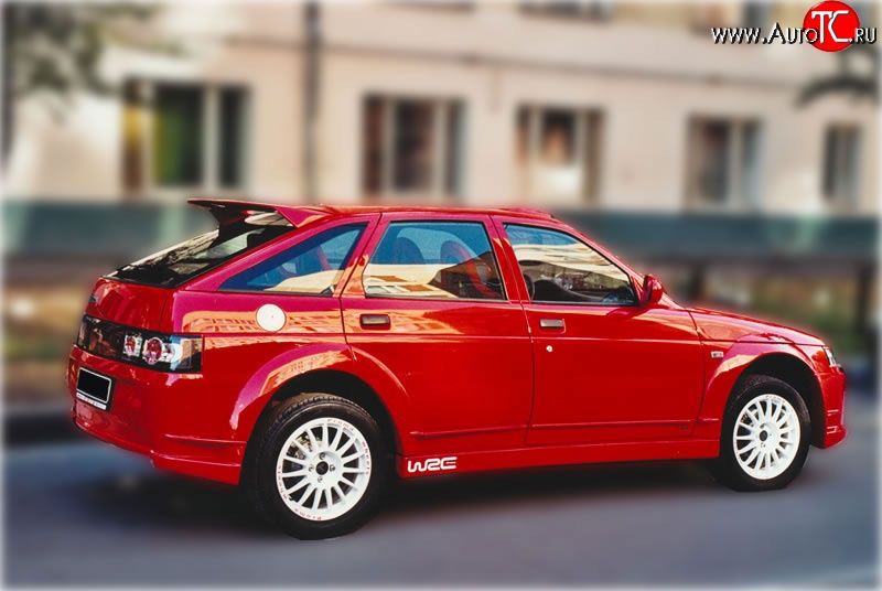 6 999 р. Задний бампер WRC Evo Лада 2112 купе (2002-2009) (Неокрашенный)