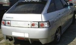 6 199 р. Задний бампер RS Лада 2112 хэтчбек (1999-2008) (Неокрашенный). Увеличить фотографию 1
