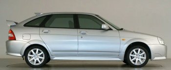 2 499 р. Спойлер Кураж (нижний, на скобках) Лада Приора 21728 купе дорестайлинг (2010-2013) (Неокрашенный). Увеличить фотографию 2