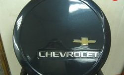 1 699 р. Чехол запасного колеса Chevrolet V3 Лада Нива Трэвел (212300-80) (2021-2024) (Окрашенный). Увеличить фотографию 4