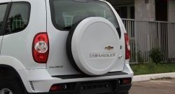 1 699 р. Чехол запасного колеса Chevrolet V3 Лада Нива Трэвел (212300-80) (2021-2024) (Окрашенный). Увеличить фотографию 1