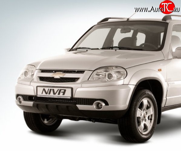 9 999 р. Передний бампер (рестайлинг) Бертоне Chevrolet Niva 2123 рестайлинг (2009-2020) (Окрашенный (комплектация Люкс))
