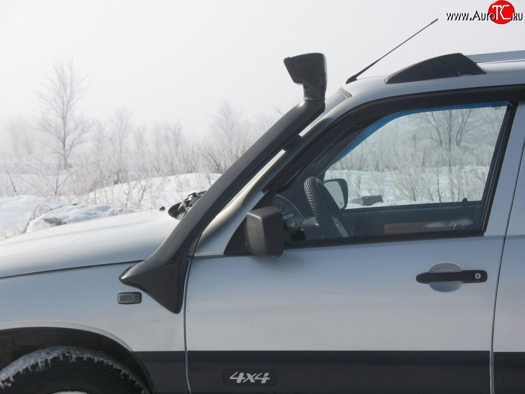 5 999 р. Пластиковый шноркель DM-Kit  Chevrolet Niva  2123 (2002-2020), Лада 2123 (Нива Шевроле) (2002-2021) (Неокрашенный)
