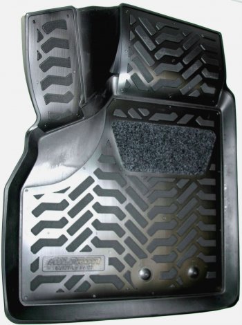 Коврики салона Aileron (3D с подпятником) Лада Приора 21728 купе рестайлинг (2013-2015)