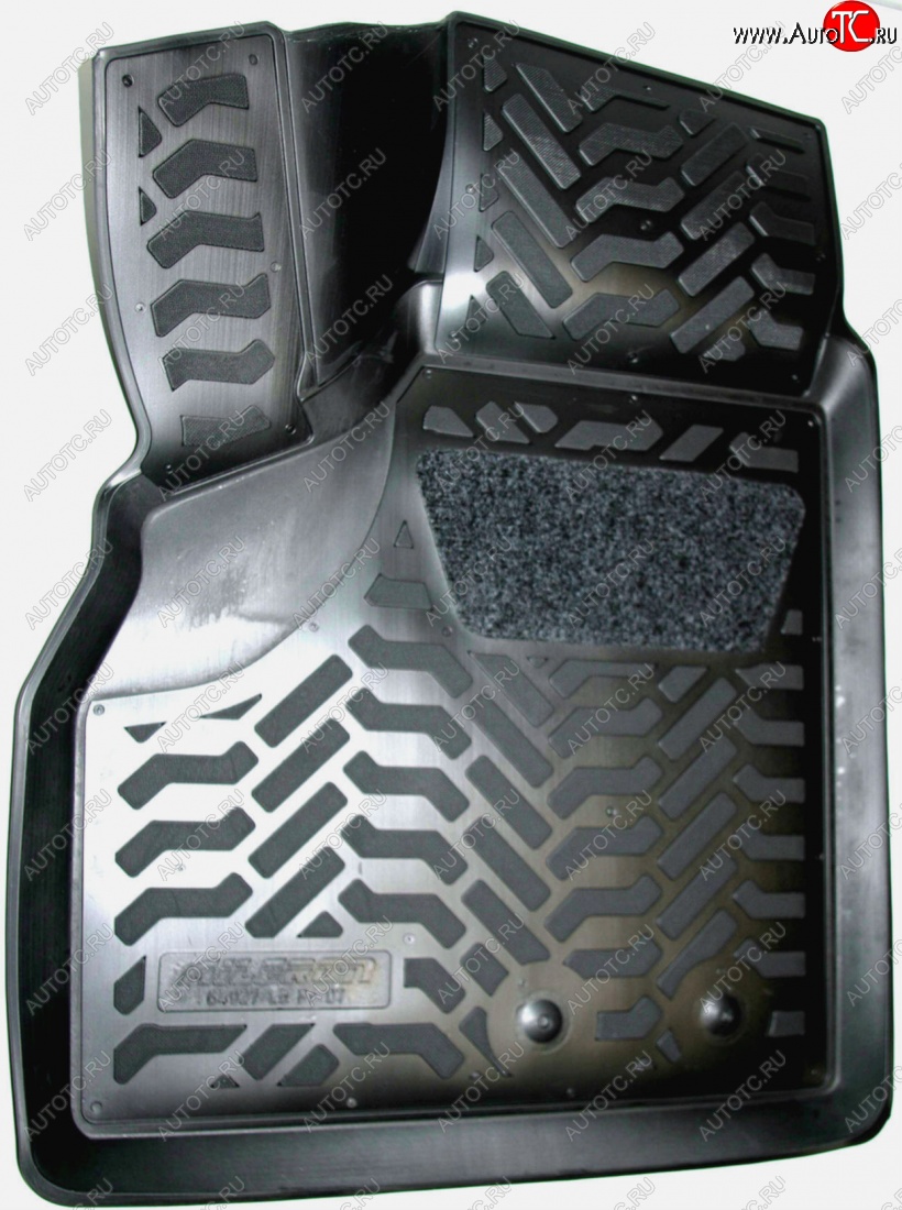 1 199 р. Коврики салона Aileron (3D с подпятником) Лада Приора 21728 купе дорестайлинг (2010-2013)