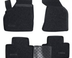 Комплект ковриков в салон Aileron 4 шт. (полиуретан, покрытие Soft) Лада Приора 2172 хэтчбек дорестайлинг (2008-2014)