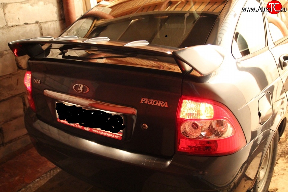 4 749 р. Спойлер багажника 21728 Priora Sport  Лада Приора ( 2172 хэтчбек,  21728 купе) (2008-2015) (Неокрашенный)