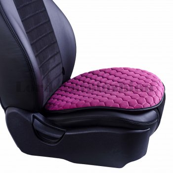 Подушка для сиденья универсальная Hyundai Santa Fe DM дорестайлинг (2012-2016) Lord Autofashion Комфорт+ (велюр). (Фуксия)Цена: 769 р.. Увеличить фотографию 2