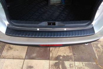 499 р. Защитная накладка заднего бампера Тюн-Авто  Лада Гранта  2190 седан (2011-2017). Увеличить фотографию 3