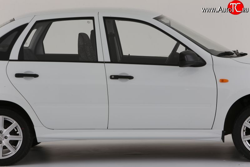 3 399 р. Пластиковые накладки на пороги Бавария Datsun on-DO дорестайлинг (2014-2019) (Неокрашенные)