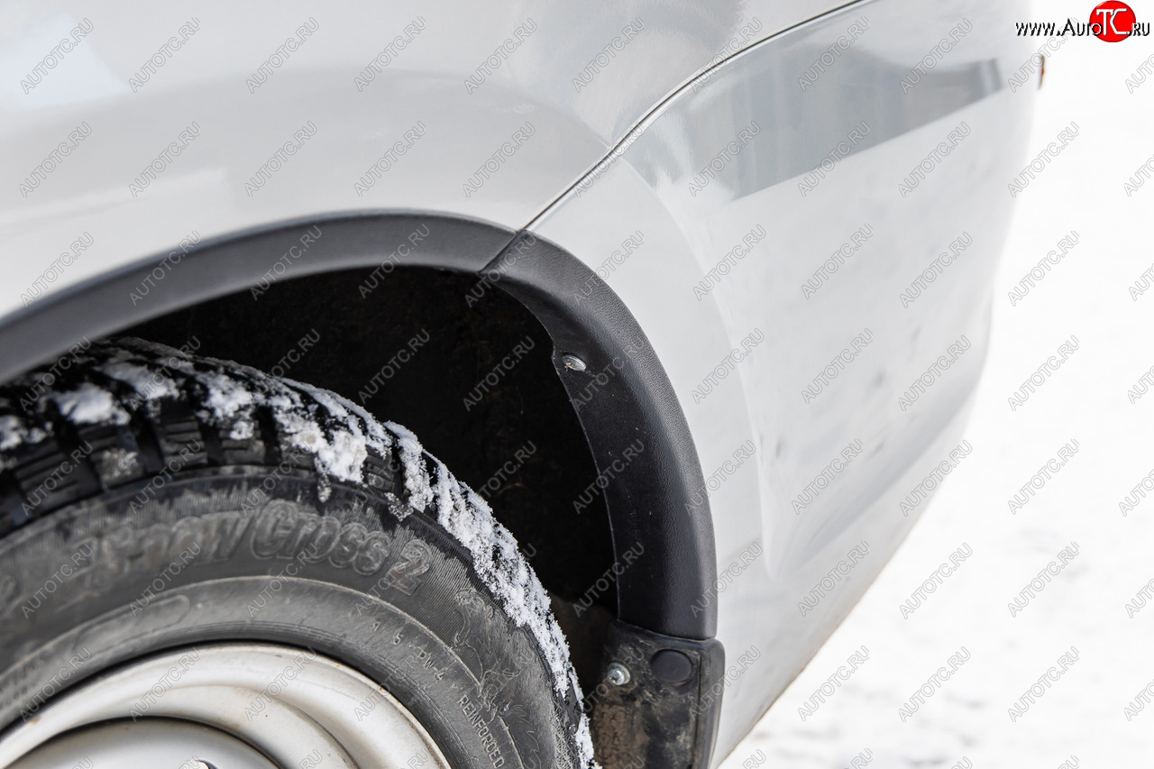 4 099 р. Защитные накладки на арки ArtForm Datsun on-DO дорестайлинг (2014-2019) (Поверхность: шагрень)
